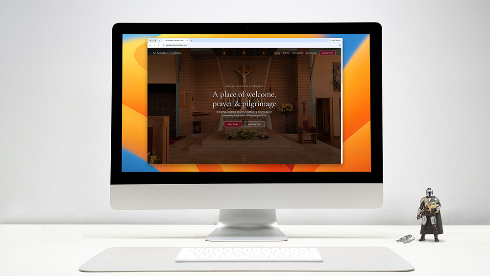 St Boniface Catholic Church website – click to visit the live site